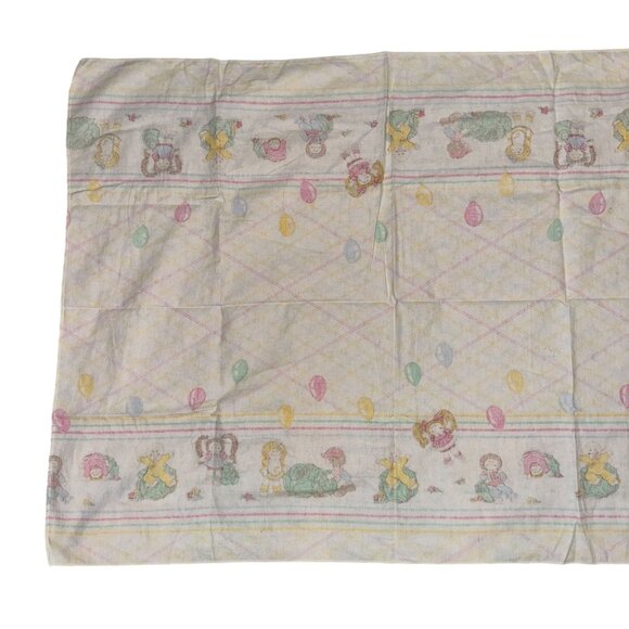 Vtg Cabbage Patch Kids CBK Receiving Blanket 38X29 Colorful Baby Infant Newborn - Picture 6 of 7